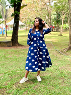 Comfortable and stylish cotton shirt dress - KLA9307