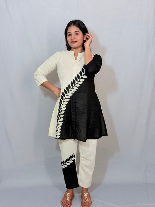 Black and white printed cord set - KLA2013