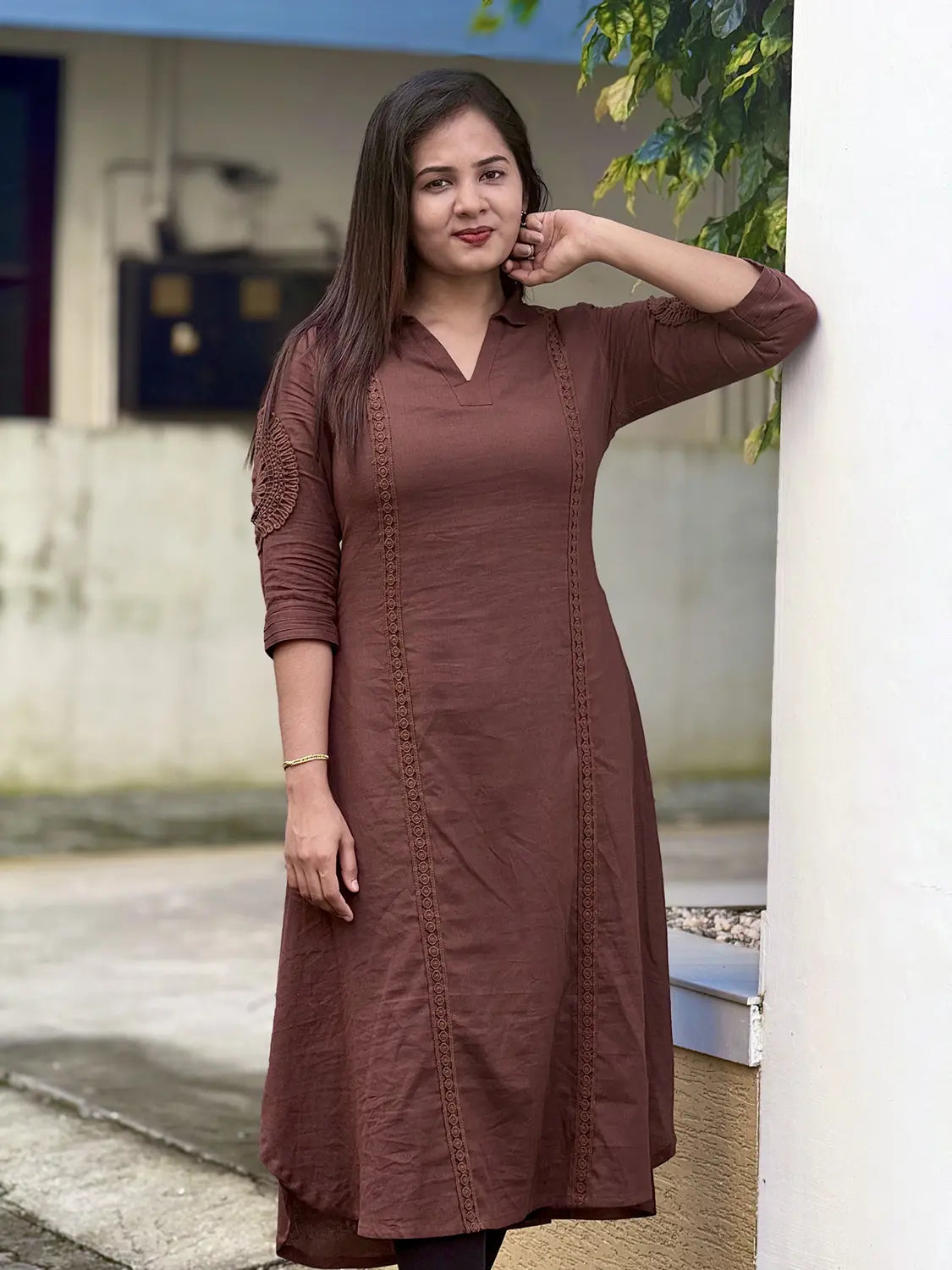 Pure Cotton Single Kurti - K3231