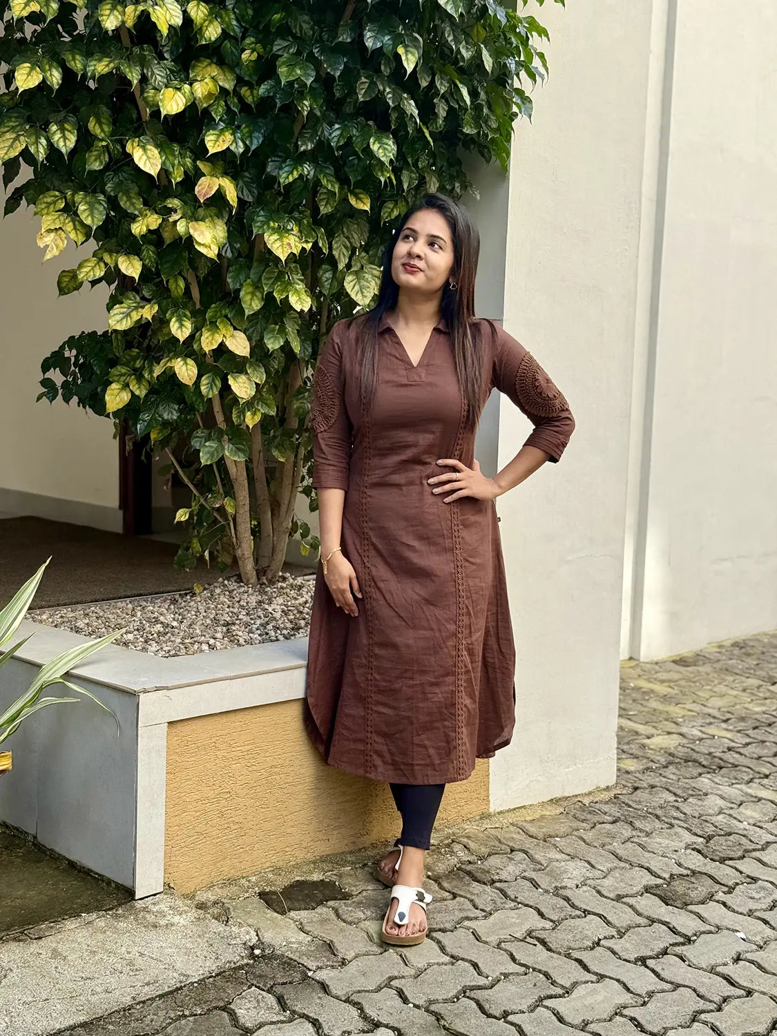 Pure Cotton Single Kurti - K3231