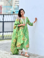Semi Modal Printed Kurti - K3232