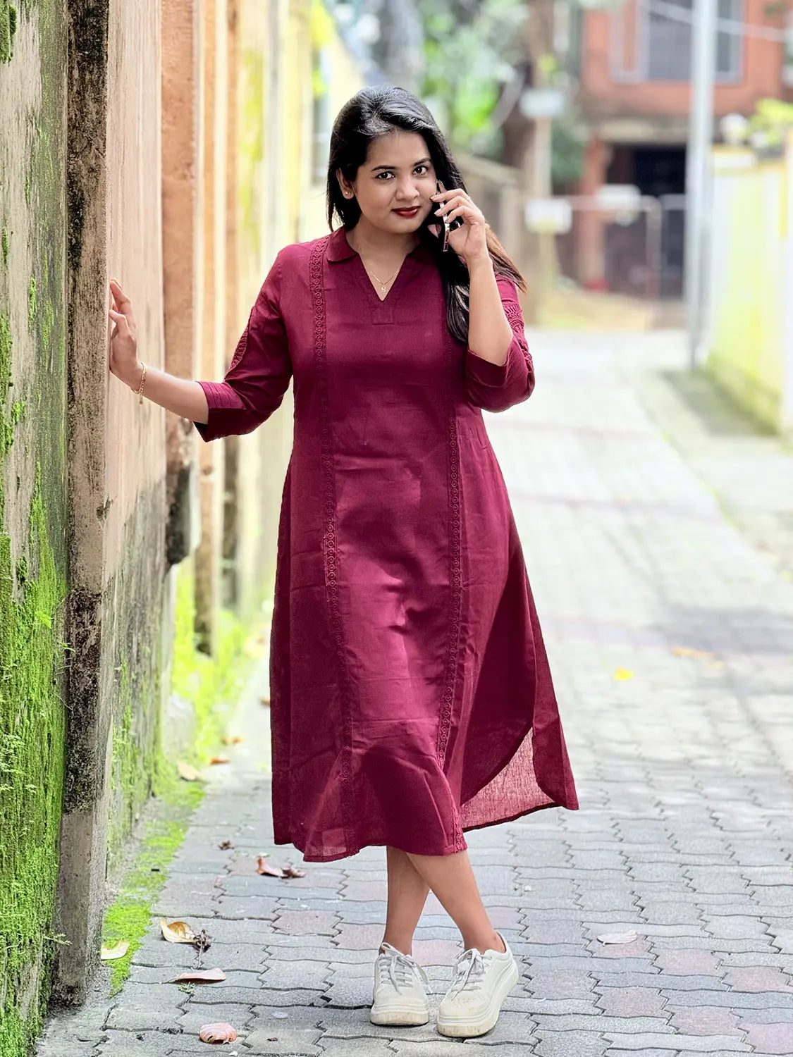 Pure Cotton Single Kurti - K3238