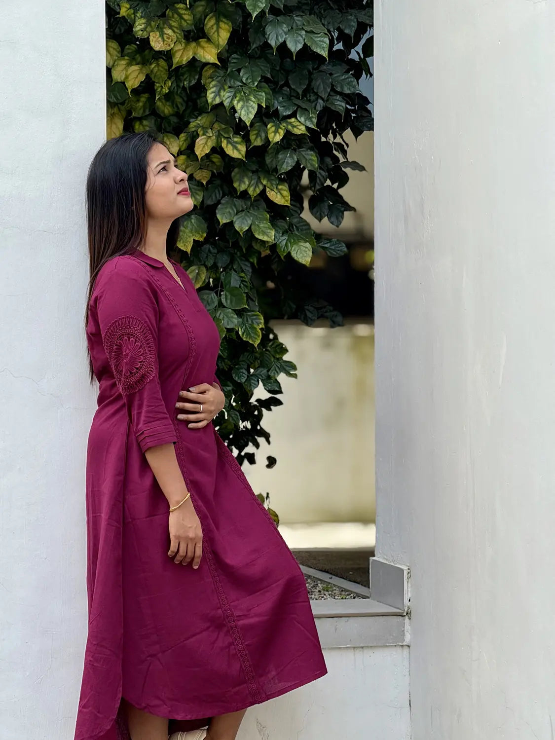 Pure Cotton Single Kurti - K3238