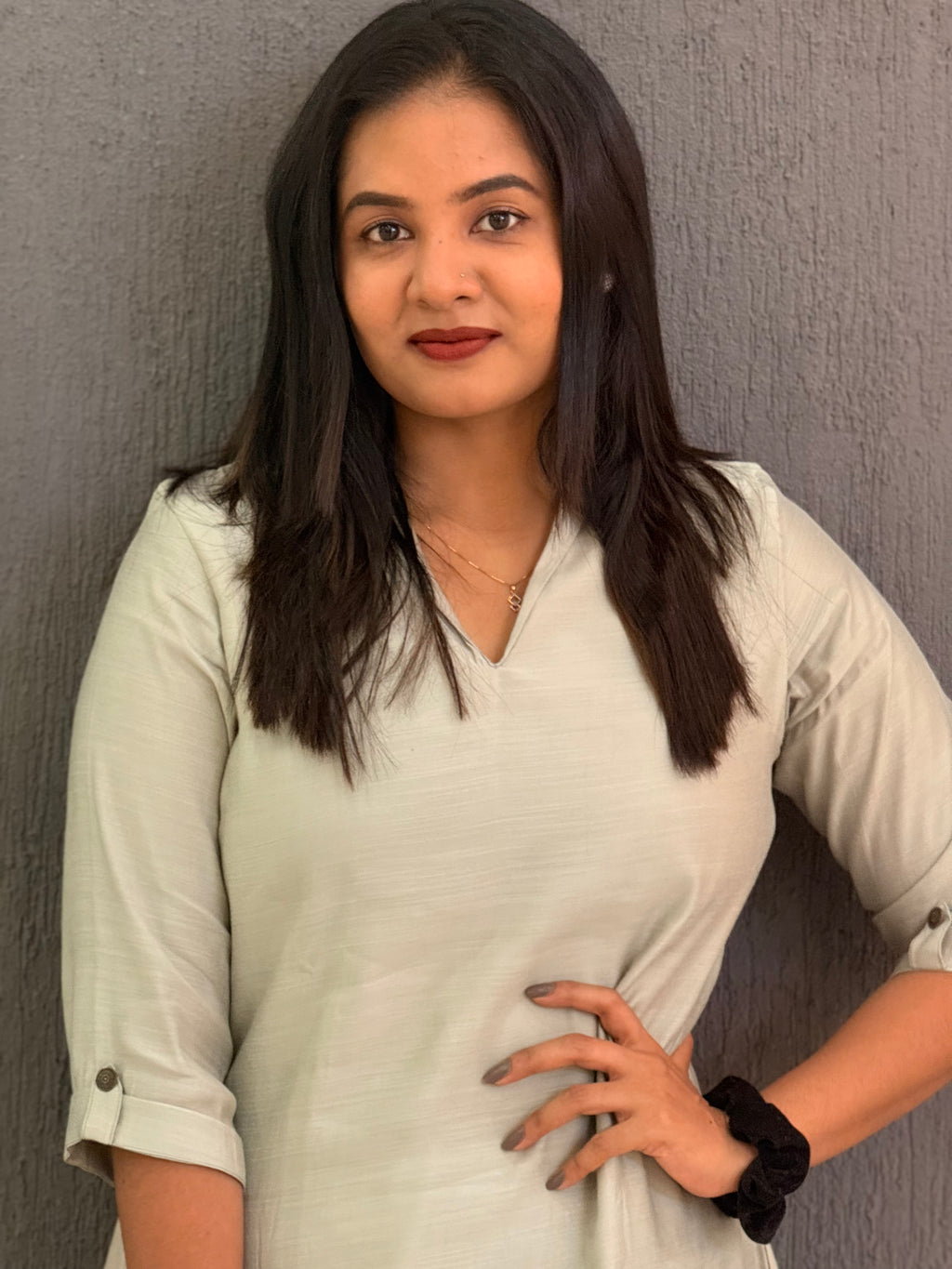 Semi Soft Silk Flare Kurti - K3237