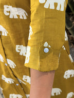 Comfortable and stylish cotton shirt dress - KLA9309